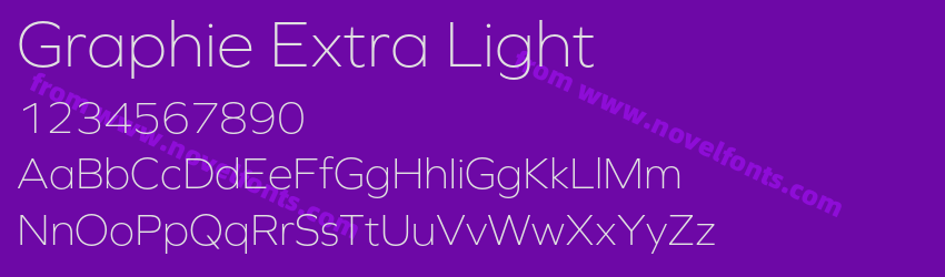 Graphie Extra LightPreview Graphie Extra LightPreview