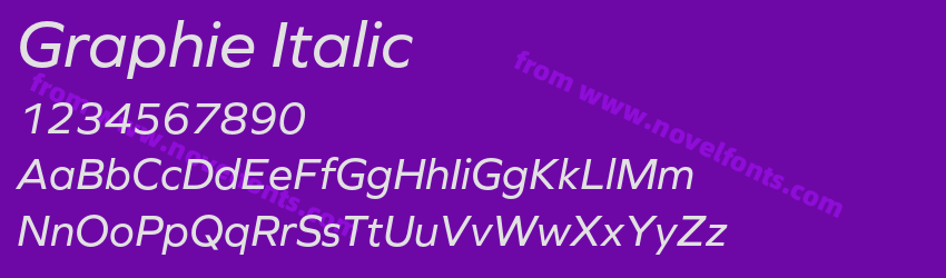 Graphie ItalicPreview Graphie ItalicPreview