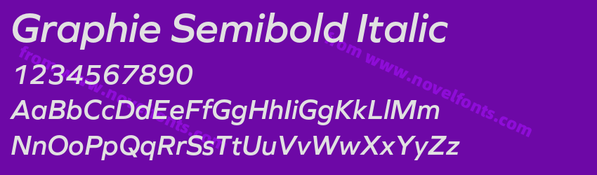 Graphie Semibold ItalicPreview Graphie Semibold ItalicPreview