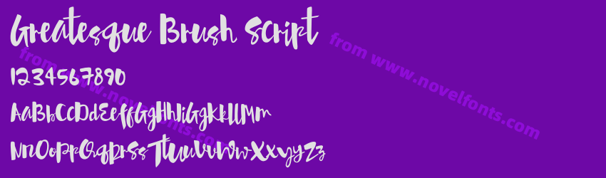 Greatesque Brush ScriptPreview Greatesque Brush ScriptPreview