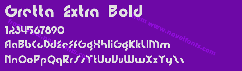 Gretta Extra BoldPreview Gretta Extra BoldPreview
