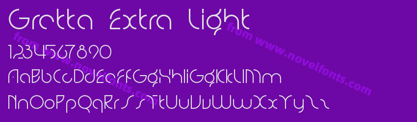 Gretta Extra LightPreview Gretta Extra LightPreview