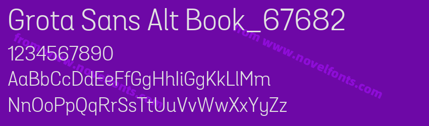 Grota Sans Alt Book_67682Preview Grota Sans Alt Book_67682Preview