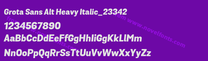 Grota Sans Alt Heavy Italic_23342Preview Grota Sans Alt Heavy Italic_23342Preview