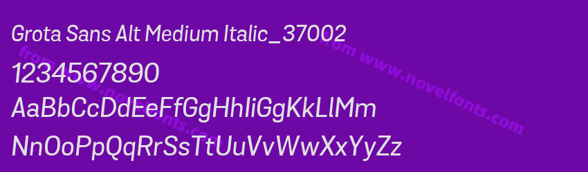 Grota Sans Alt Medium Italic_37002Preview Grota Sans Alt Medium Italic_37002Preview