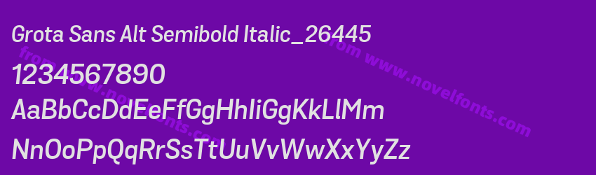Grota Sans Alt Semibold Italic_26445Preview Grota Sans Alt Semibold Italic_26445Preview