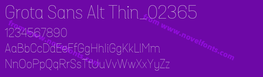 Grota Sans Alt Thin_02365Preview Grota Sans Alt Thin_02365Preview