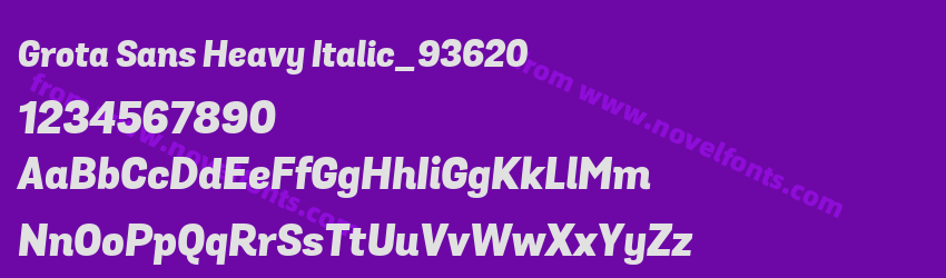 Grota Sans Heavy Italic_93620Preview Grota Sans Heavy Italic_93620Preview