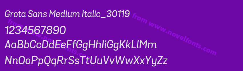 Grota Sans Medium Italic_30119Preview Grota Sans Medium Italic_30119Preview