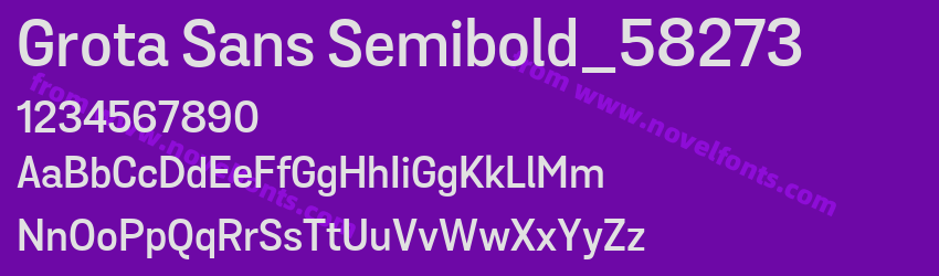 Grota Sans Semibold_58273Preview Grota Sans Semibold_58273Preview