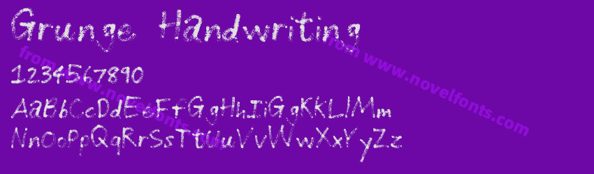 Grunge HandwritingPreview Grunge HandwritingPreview