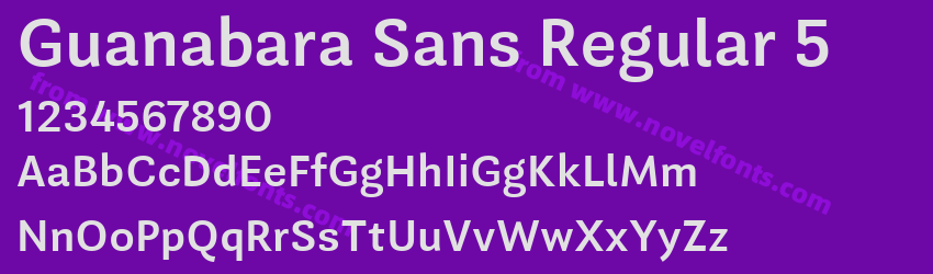 Guanabara Sans Regular 5Preview Guanabara Sans Regular 5Preview