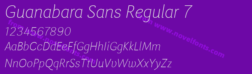 Guanabara Sans Regular 7Preview Guanabara Sans Regular 7Preview