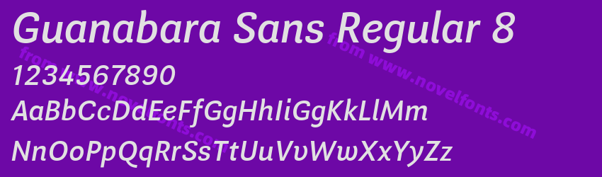 Guanabara Sans Regular 8Preview Guanabara Sans Regular 8Preview