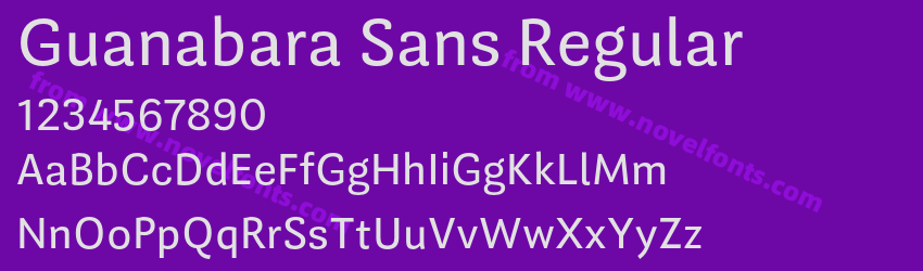 Guanabara Sans RegularPreview Guanabara Sans RegularPreview