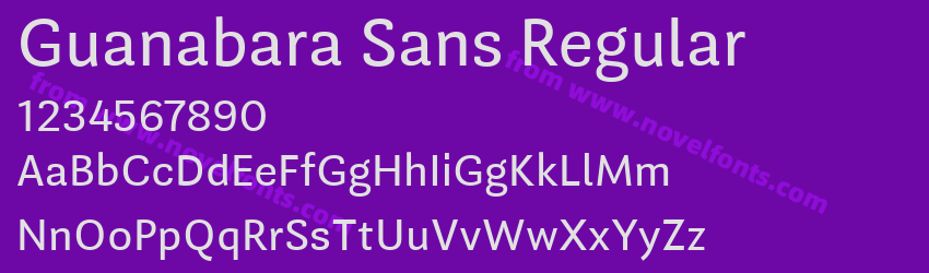 Guanabara Sans RegularPreview Guanabara Sans RegularPreview