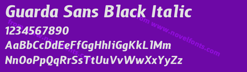 Guarda Sans Black ItalicPreview Guarda Sans Black ItalicPreview