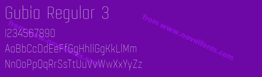 Gubia Regular 3Preview Gubia Regular 3Preview