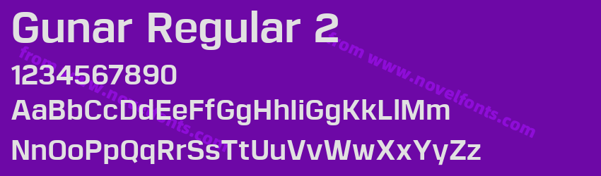 Gunar Regular 2Preview Gunar Regular 2Preview