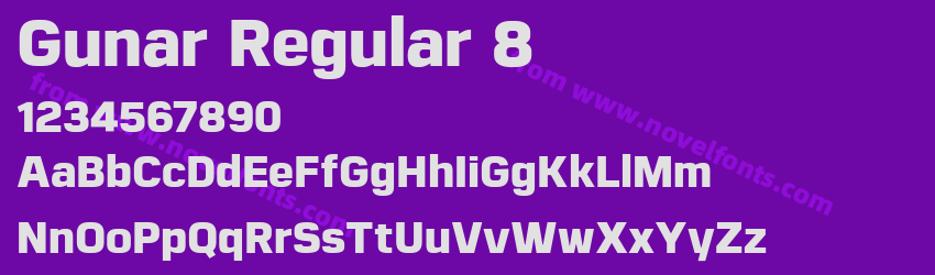 Gunar Regular 8Preview Gunar Regular 8Preview