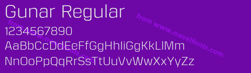 Gunar RegularPreview Gunar RegularPreview