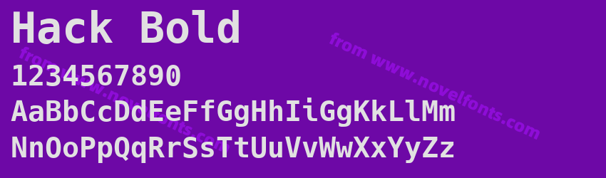 Hack BoldPreview Hack BoldPreview