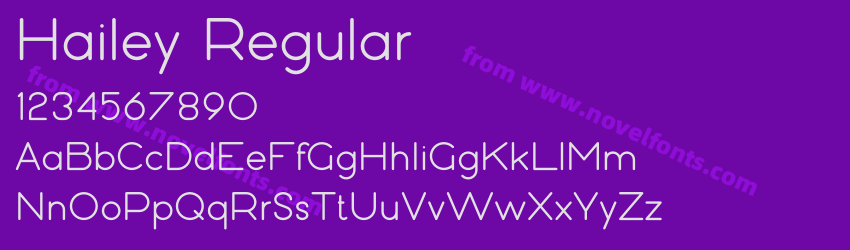 Hailey RegularPreview Hailey RegularPreview