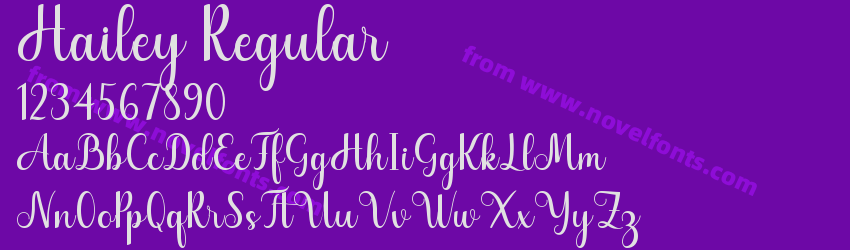 Hailey RegularPreview Hailey RegularPreview