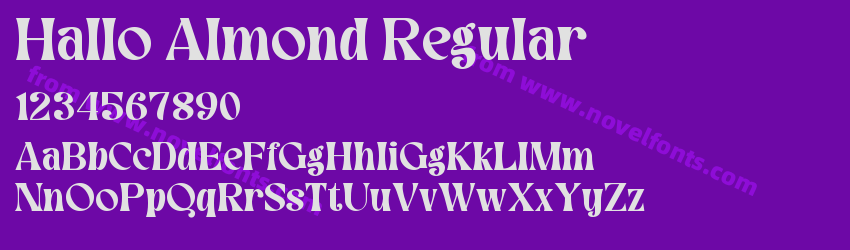 Hallo Almond RegularPreview Hallo Almond RegularPreview