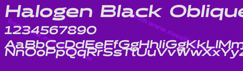 Halogen Black ObliquePreview Halogen Black ObliquePreview