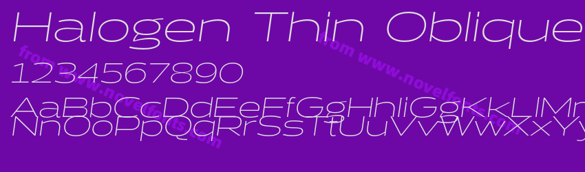 Halogen Thin ObliquePreview Halogen Thin ObliquePreview