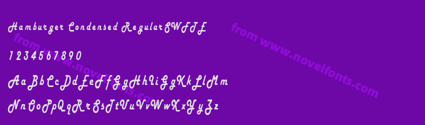 Hamburger Condensed RegularSWFTEPreview Hamburger Condensed RegularSWFTEPreview