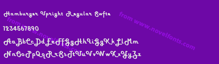 Hamburger Upright Regular SwftePreview Hamburger Upright Regular SwftePreview
