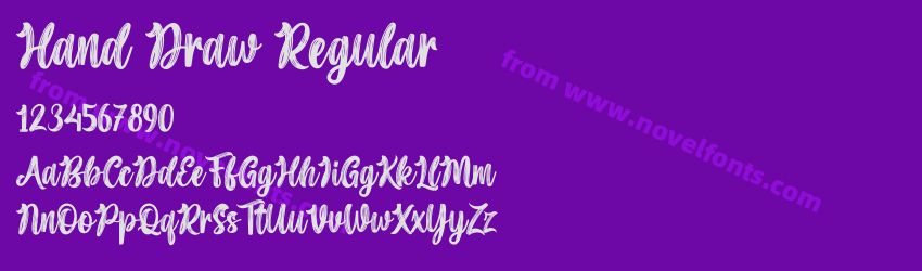 Hand Draw RegularPreview Hand Draw RegularPreview