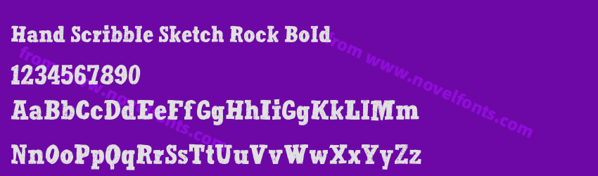 Hand Scribble Sketch Rock BoldPreview Hand Scribble Sketch Rock BoldPreview