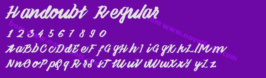 Handoubt RegularPreview Handoubt RegularPreview