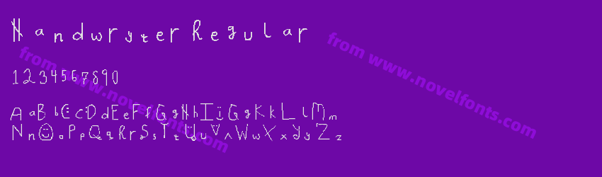 Handwryter RegularPreview Handwryter RegularPreview