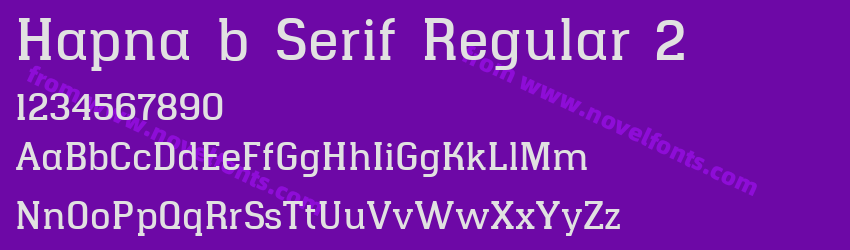 Hapna b Serif Regular 2Preview Hapna b Serif Regular 2Preview