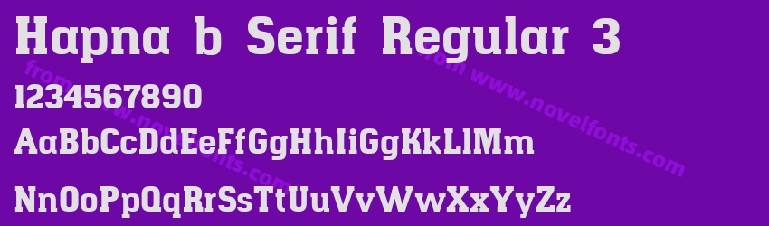 Hapna b Serif Regular 3Preview Hapna b Serif Regular 3Preview