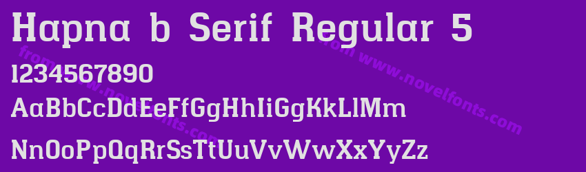 Hapna b Serif Regular 5Preview Hapna b Serif Regular 5Preview