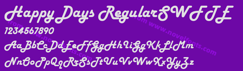 Happy Days RegularSWFTEPreview Happy Days RegularSWFTEPreview