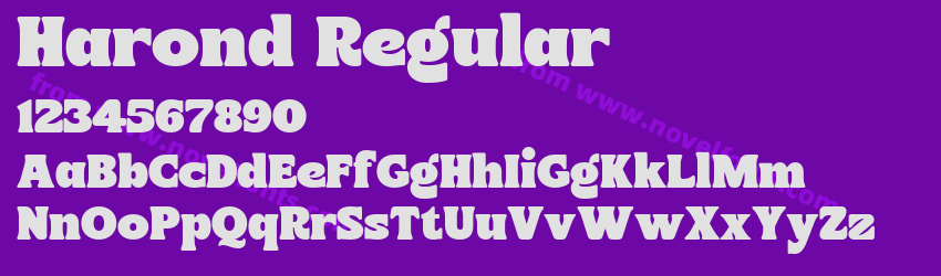 Harond RegularPreview Harond RegularPreview