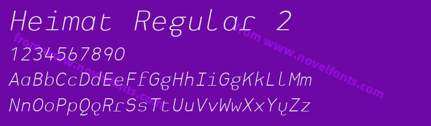 Heimat Regular 2Preview Heimat Regular 2Preview
