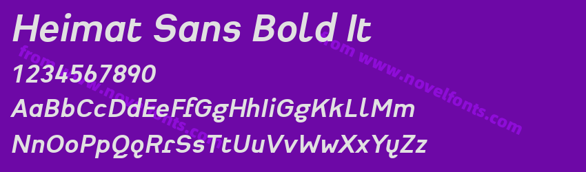 Heimat Sans Bold ItPreview Heimat Sans Bold ItPreview