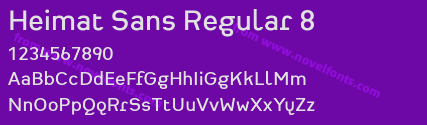 Heimat Sans Regular 8Preview Heimat Sans Regular 8Preview