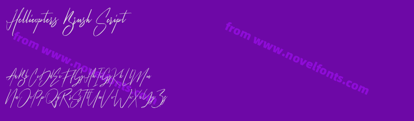 Hellicopters Brush ScriptPreview Hellicopters Brush ScriptPreview