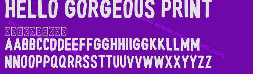Hello Gorgeous PrintPreview Hello Gorgeous PrintPreview