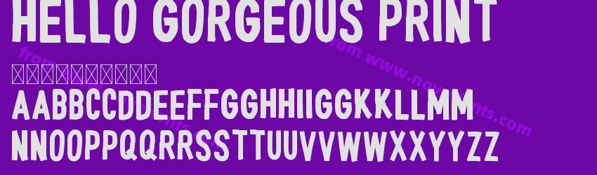 Hello Gorgeous PrintPreview Hello Gorgeous PrintPreview