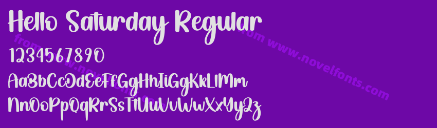 Hello Saturday RegularPreview Hello Saturday RegularPreview