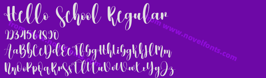 Hello School RegularPreview Hello School RegularPreview